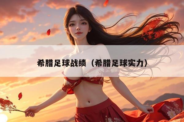 希腊足球战绩（希腊足球实力）